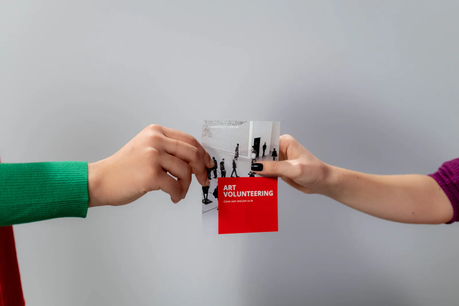 Przekazywana ulotka informacyjna — kampanie informacyjne Fundacji